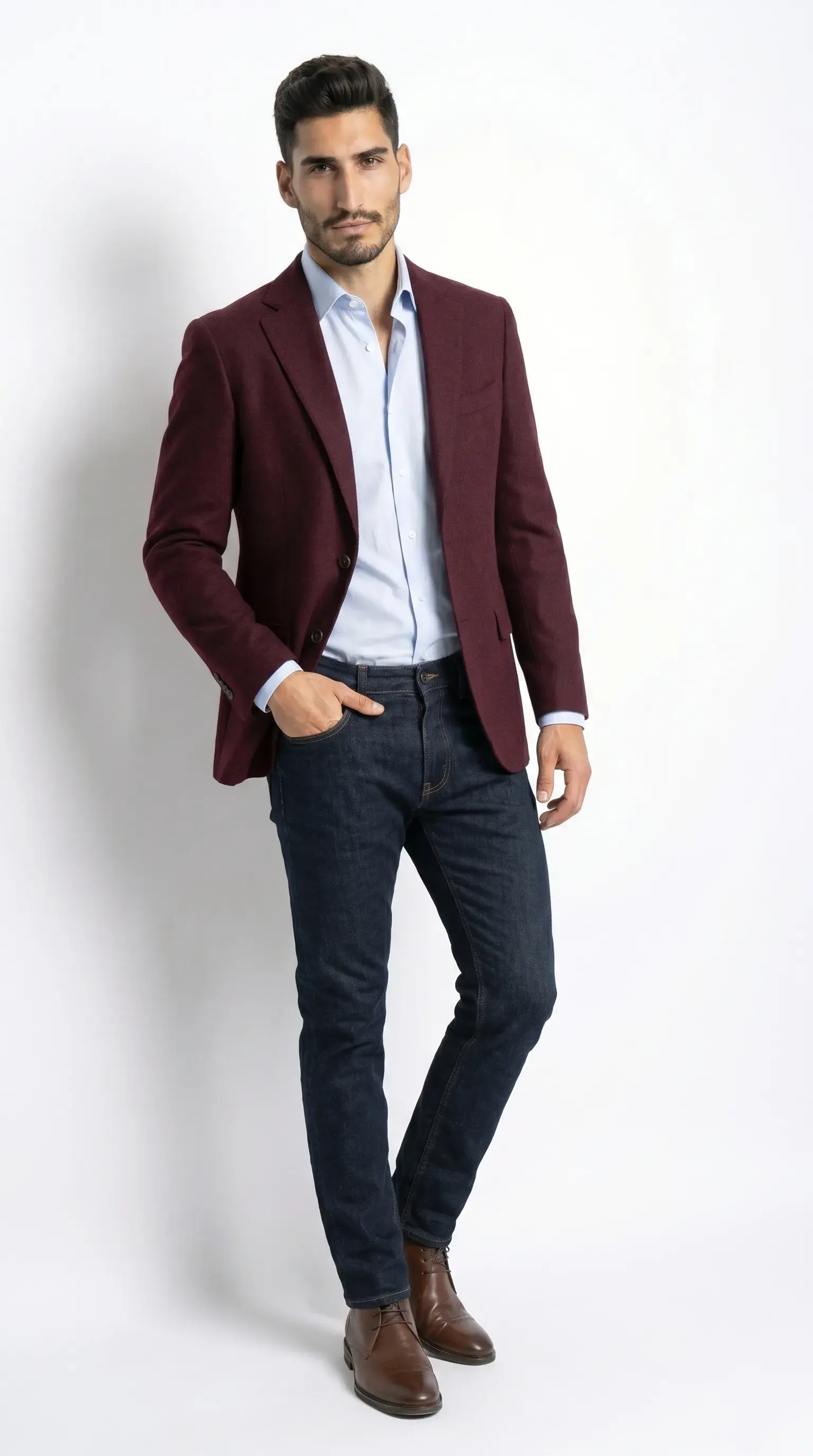 Textured Tweed Blazer - Image 2