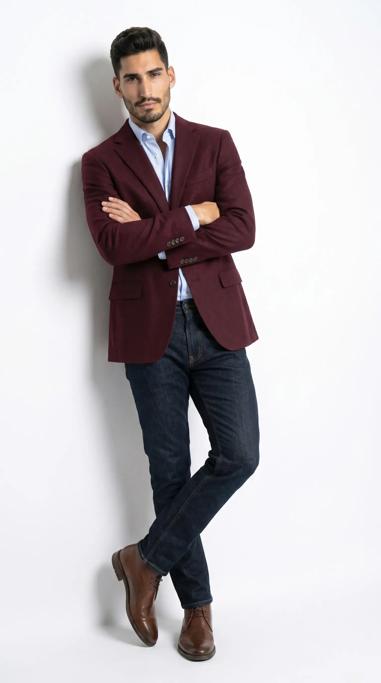 Textured Tweed Blazer - Image 7