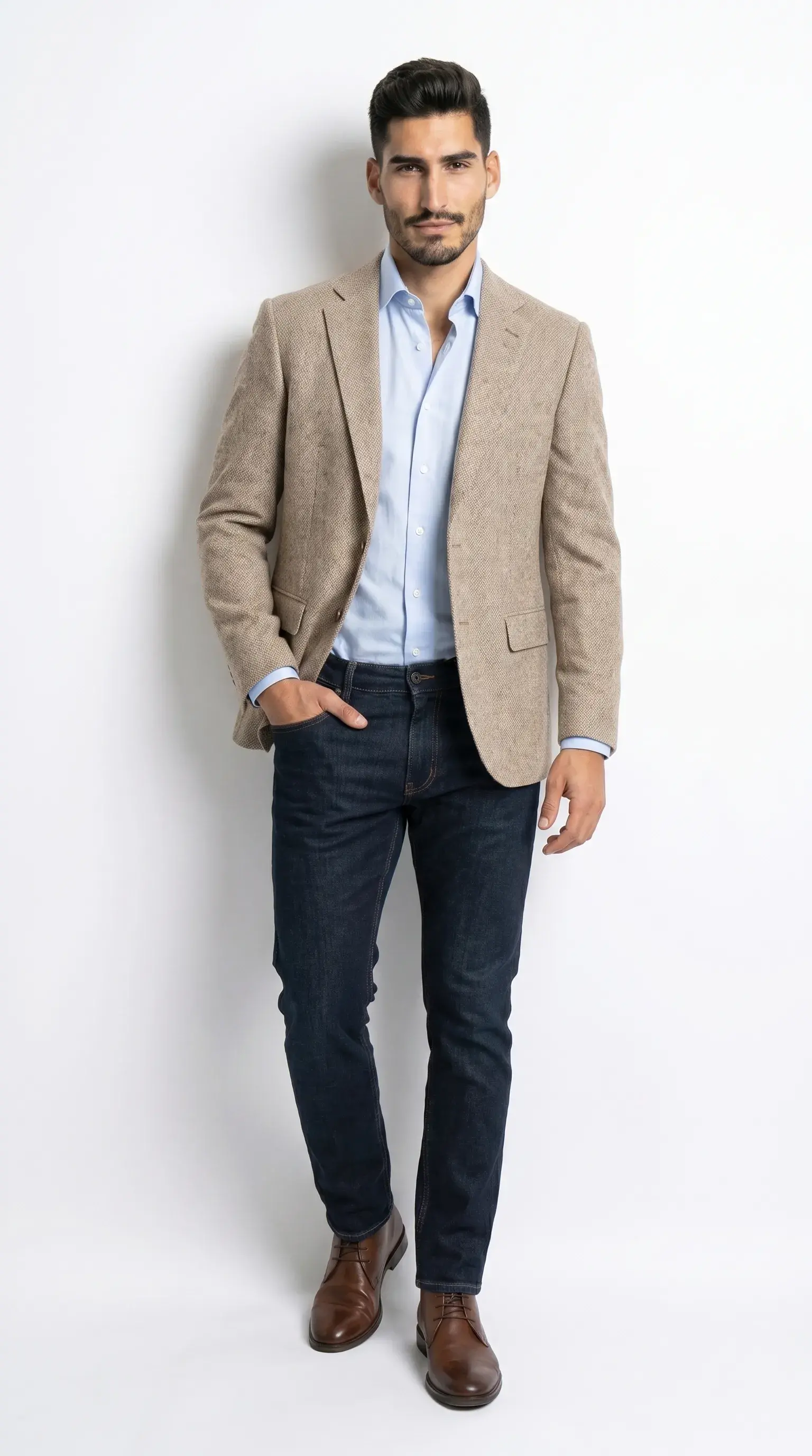 Textured Tweed Blazer - Image 6