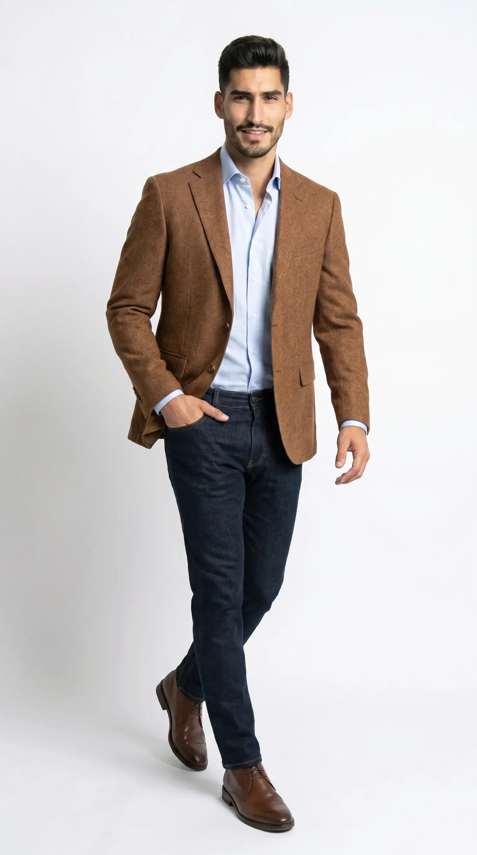Textured Tweed Blazer - Image 3