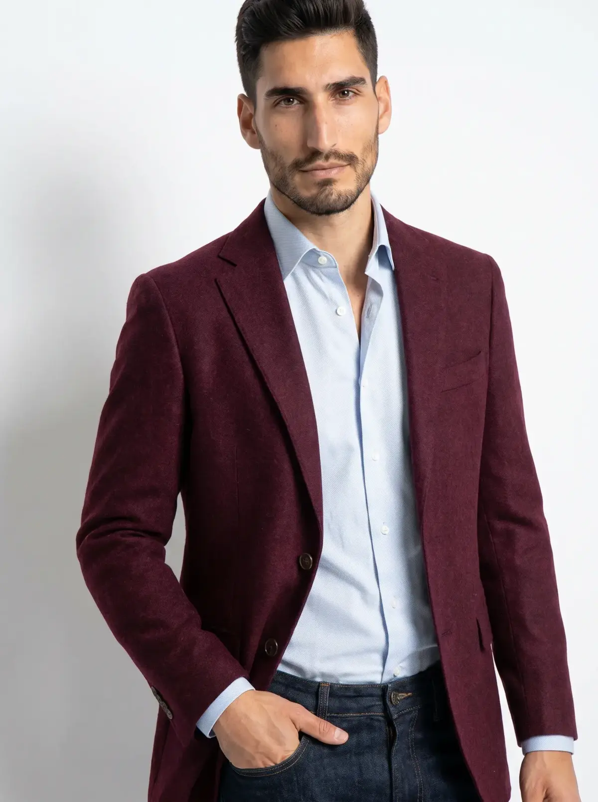 Textured Tweed Blazer