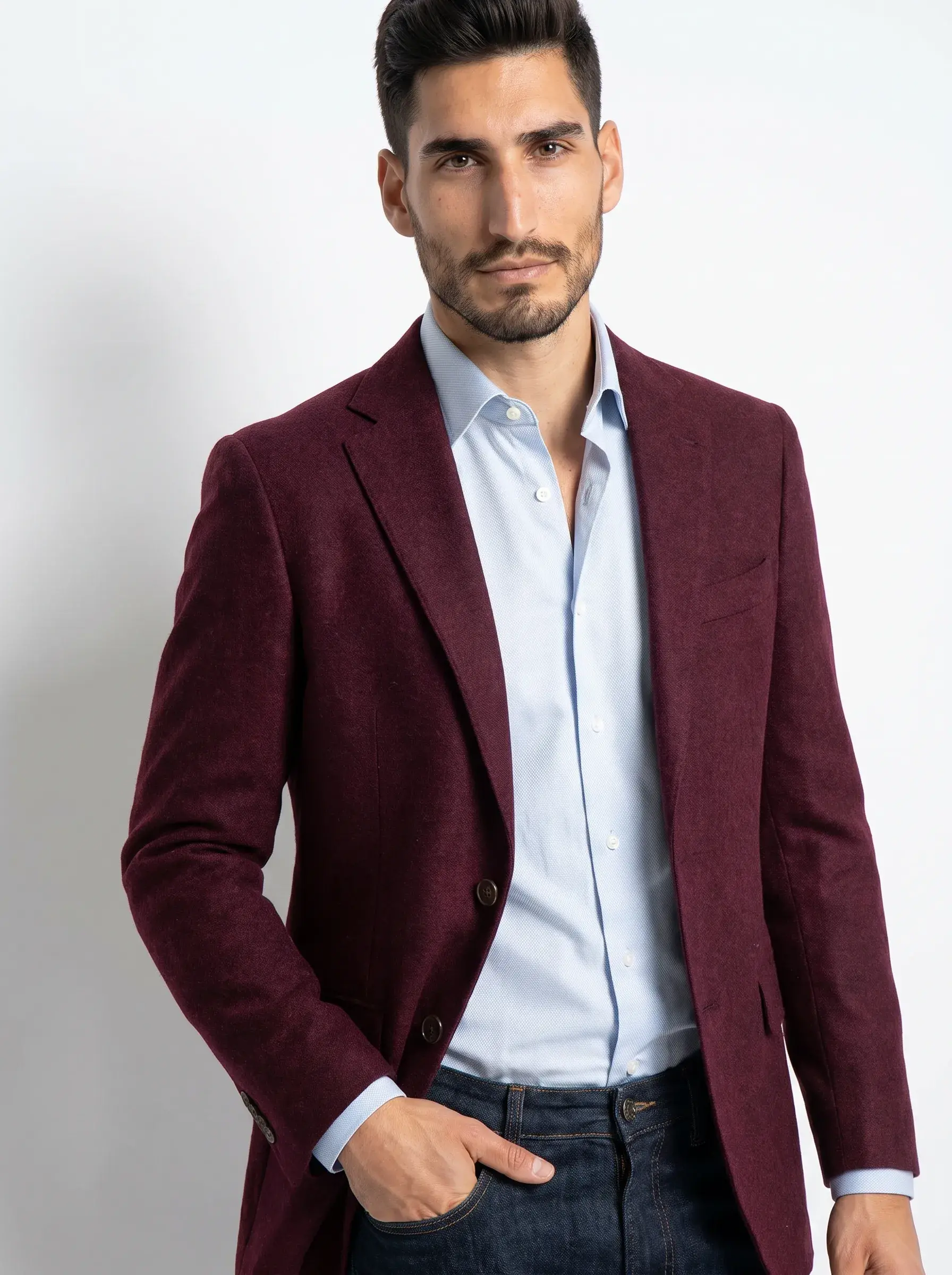 Textured Tweed Blazer