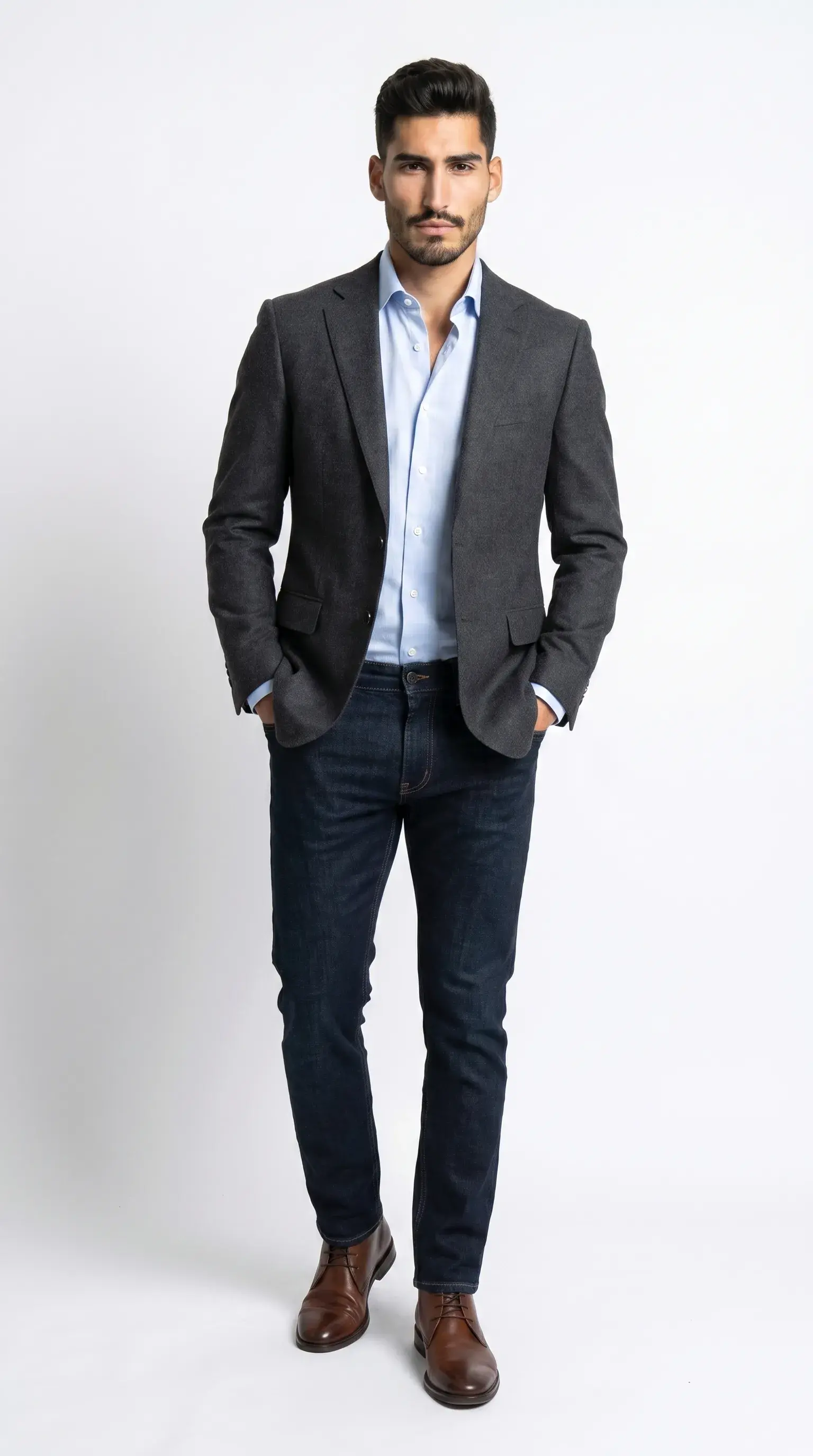 Textured Tweed Blazer - Image 4