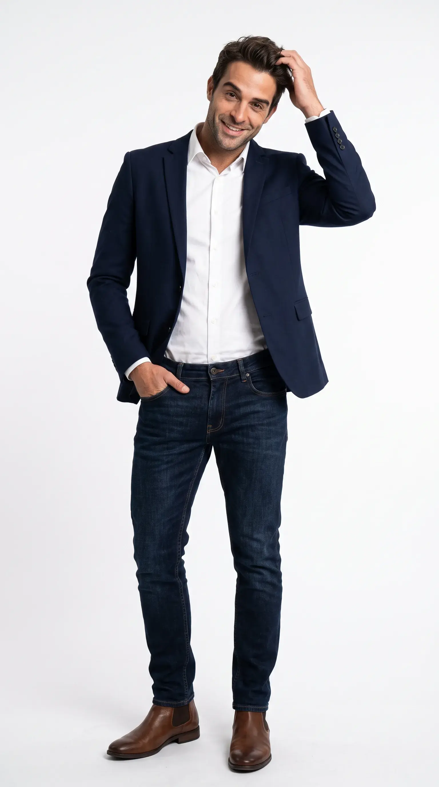 Classic Navy Blazer - Image 2