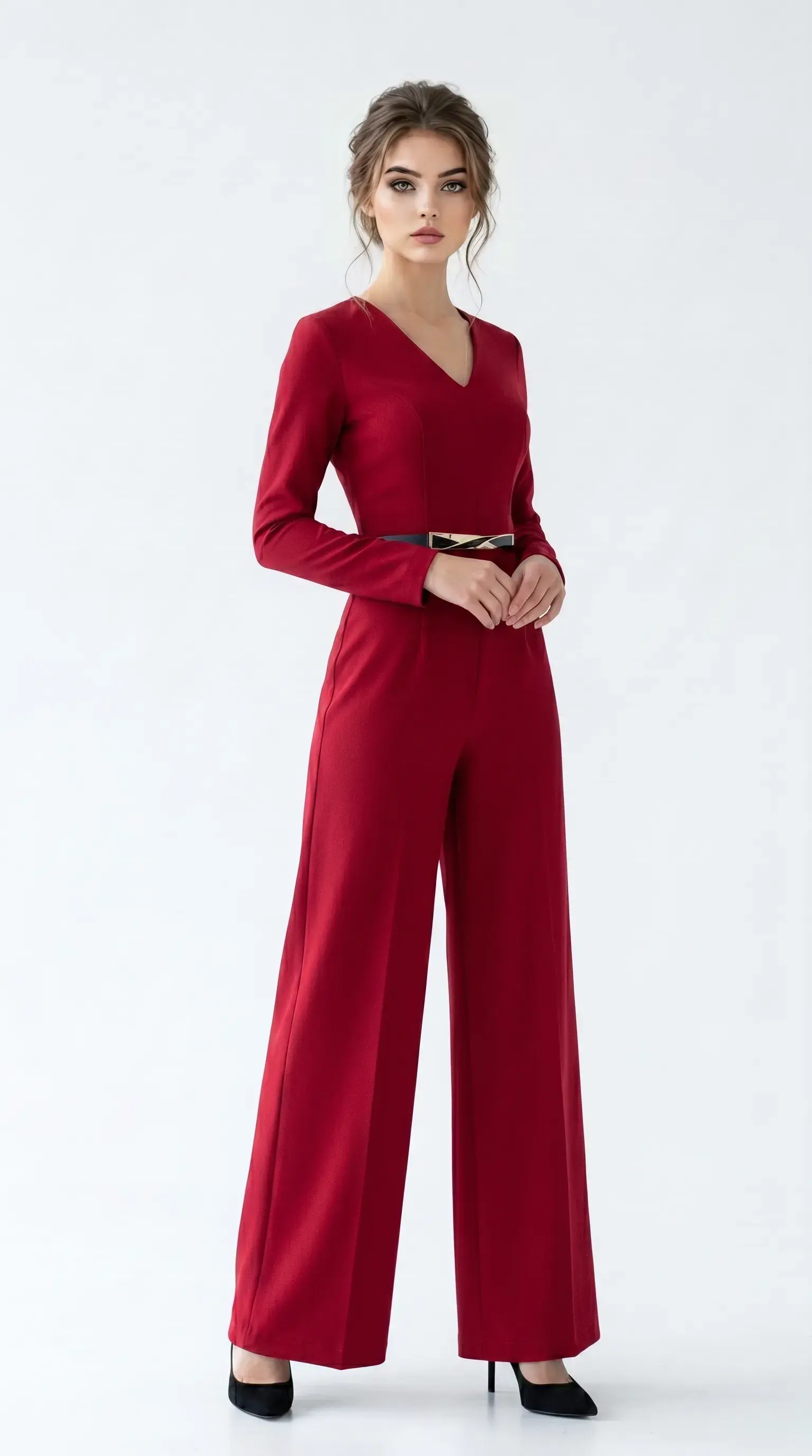 Wide-Leg Elegant Jumpsuit - Image 3